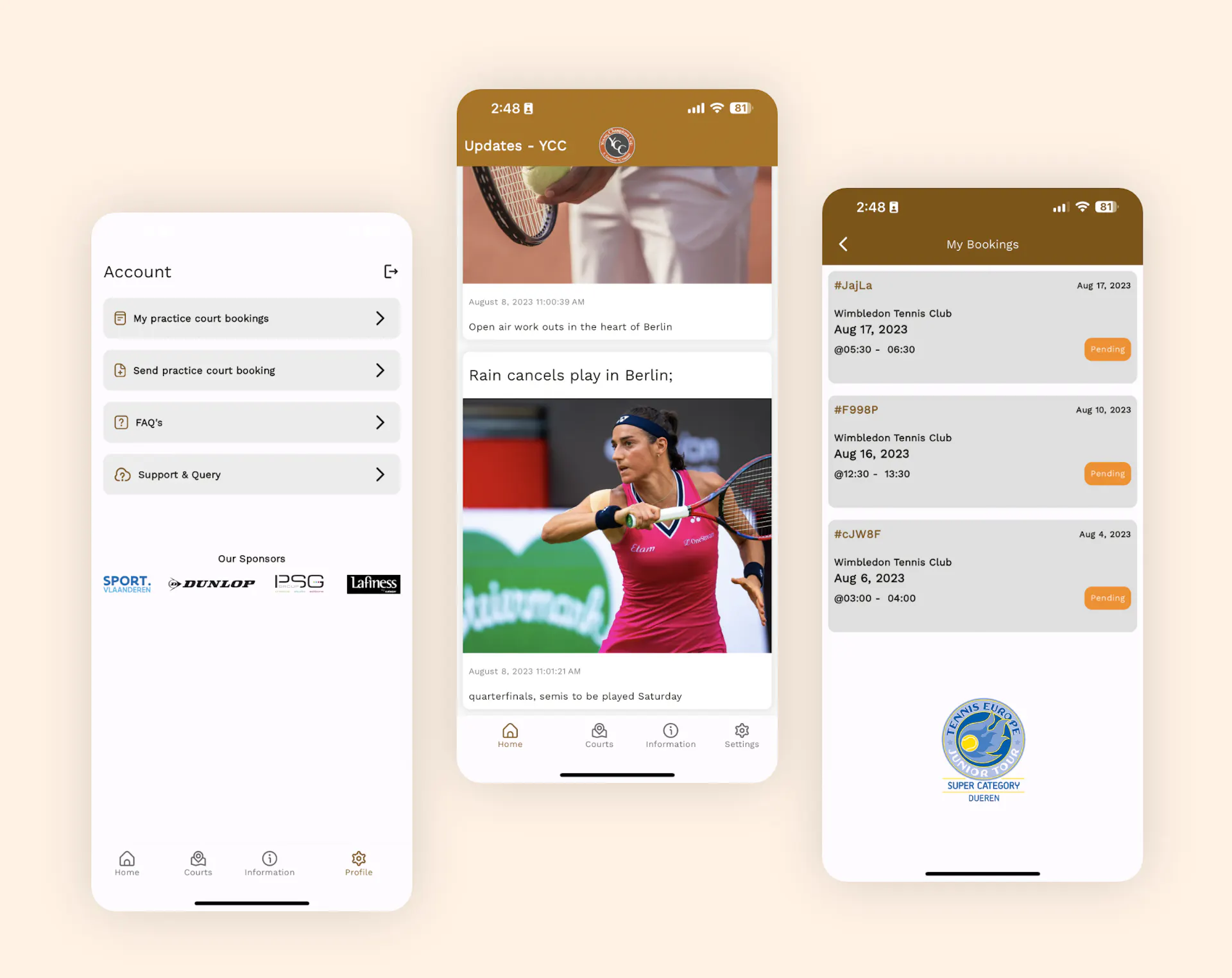 Official European Tennis App